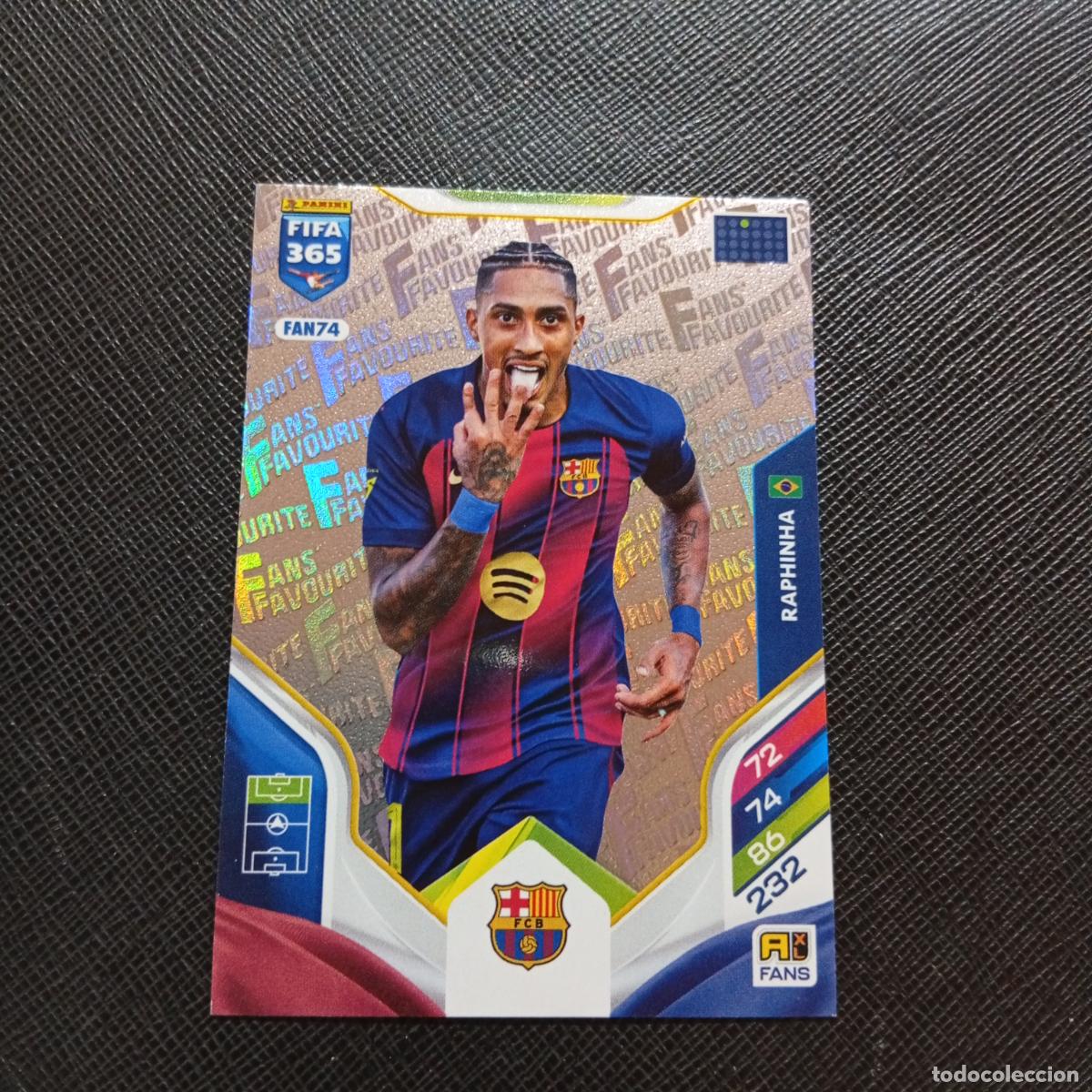 Cromos de f&uacute;tbol: FAN74 RAPHINHA BARCELONA ADRENALYN 2025 2026 FIFA 365 CROMO FUTBOL 25 26 - A215 PG41