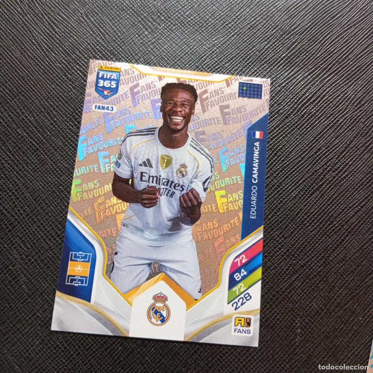 Cromos de f&uacute;tbol: FAN43 CAMAVINGA REAL MADRID ADRENALYN 2025 2026 FIFA 365 CROMO FUTBOL 25 26 - A215 PG41