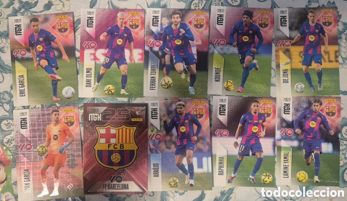 Fu&szlig;ball-Sticker: Lote barcelona megacracks 26 27 lamine yamal ( 10 cards )