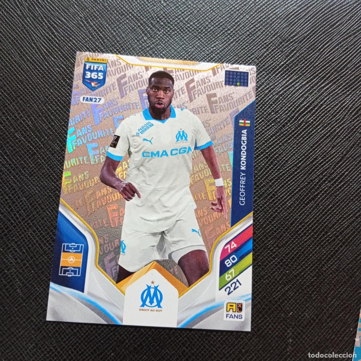 Cromos de f&uacute;tbol: FAN27 KONDOGBIA MARSELLA ADRENALYN 2025 2026 FIFA 365 CROMO FUTBOL 25 26 - A215 PG41
