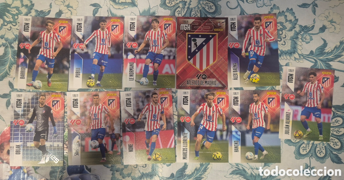 Fu&szlig;ball-Sticker: Lote atletico de madrid megacracks 26 27 ( 11 cards )