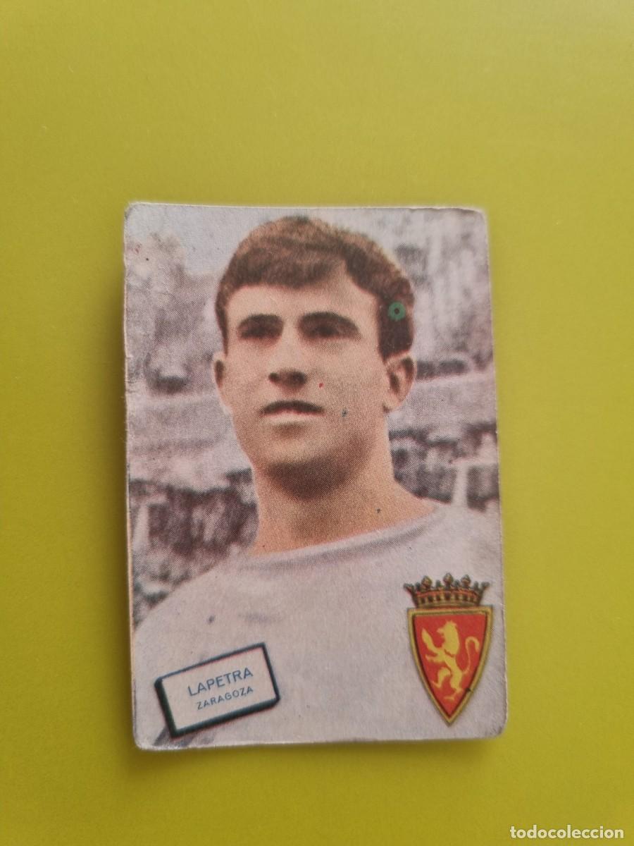 Figurine di Calcio: CROMO FUTBOL FHER 61 62 1961 1962 NUNCA PEGADO SIN PEGAR LAPETRA REAL ZARAGOZA AR926