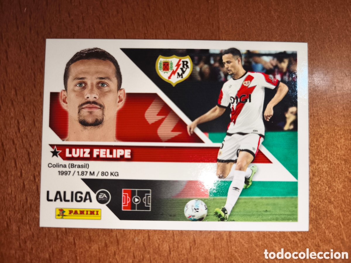 Cromos de f&uacute;tbol: Luis Felipe n&deg;9 liga este 26/27 Rayo Vallecano