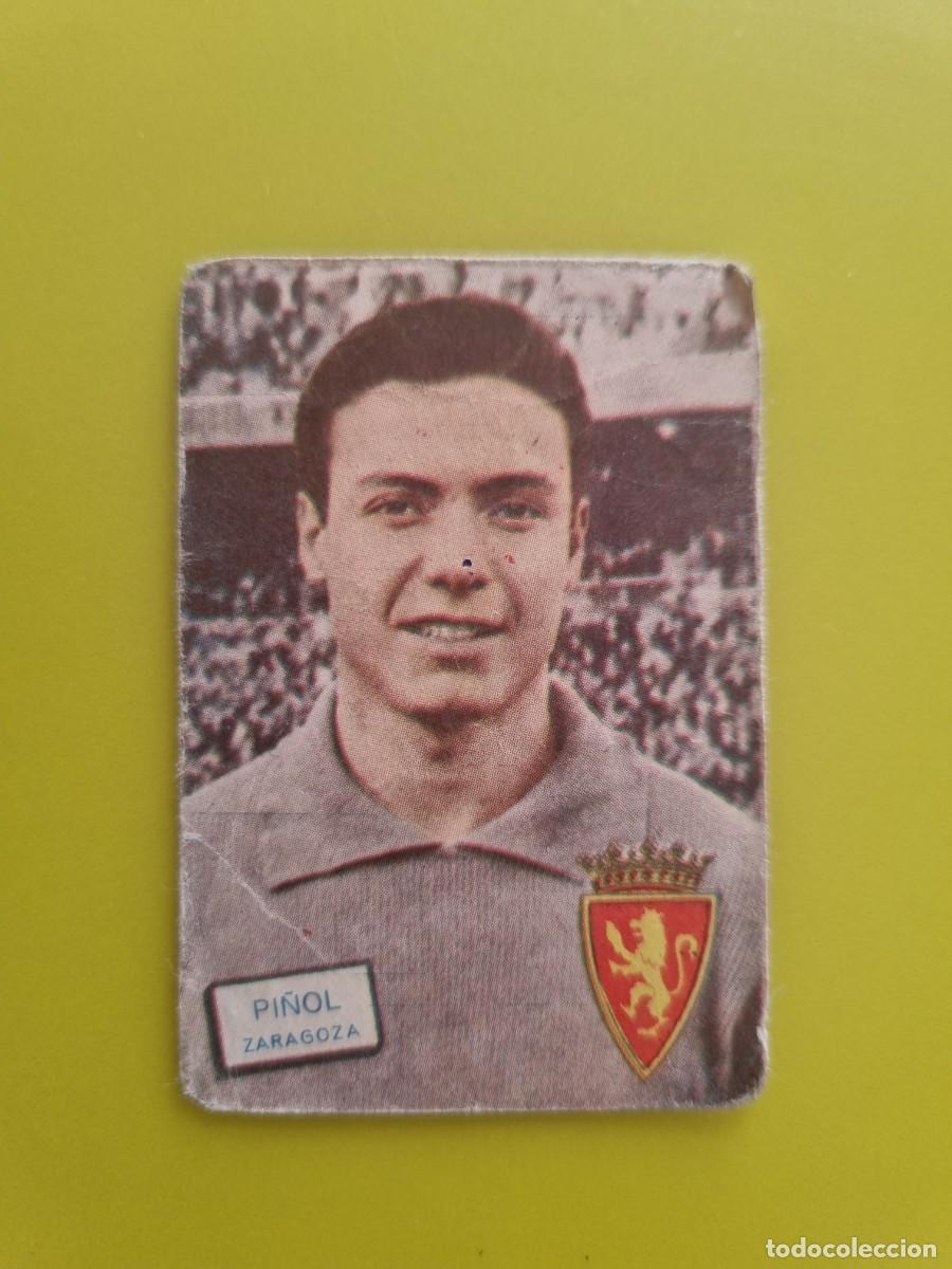Cromos de f&uacute;tbol: CROMO FUTBOL FHER 61 62 1961 1962 PI&Ntilde;OL REAL ZARAGOZA AR926