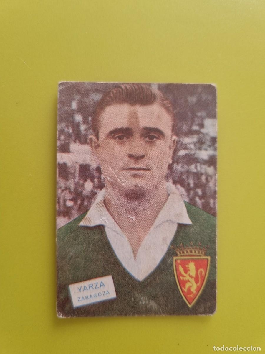 Cromos de f&uacute;tbol: CROMO FUTBOL FHER 61 62 1961 1962 YARZA REAL ZARAGOZA LEER AR926