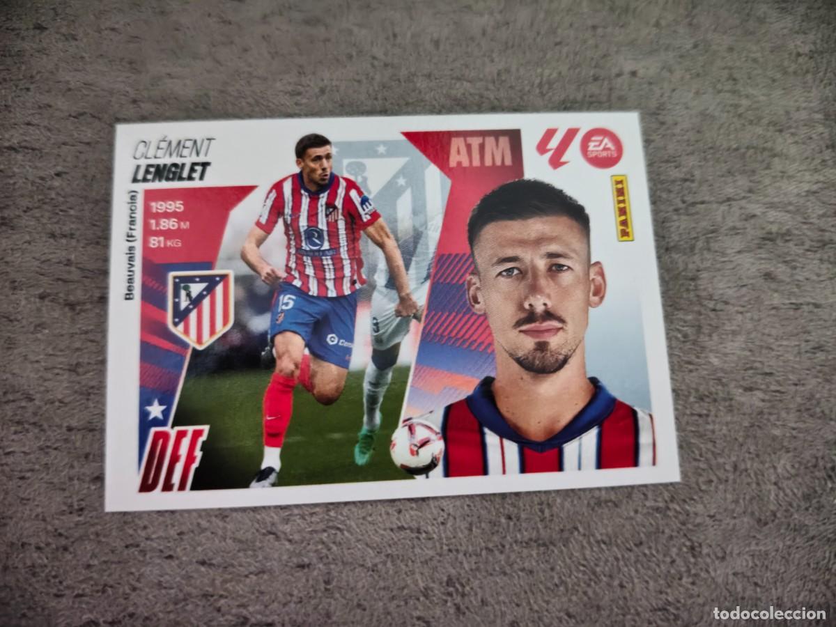 Cromos de f&uacute;tbol: Cromo 8 CL&Eacute;MENT LENGLET ATL&Eacute;TICO DE MADRID. Colecci&oacute;n LALIGA F&uacute;tbol 2025-2026 PANINI Nuevo