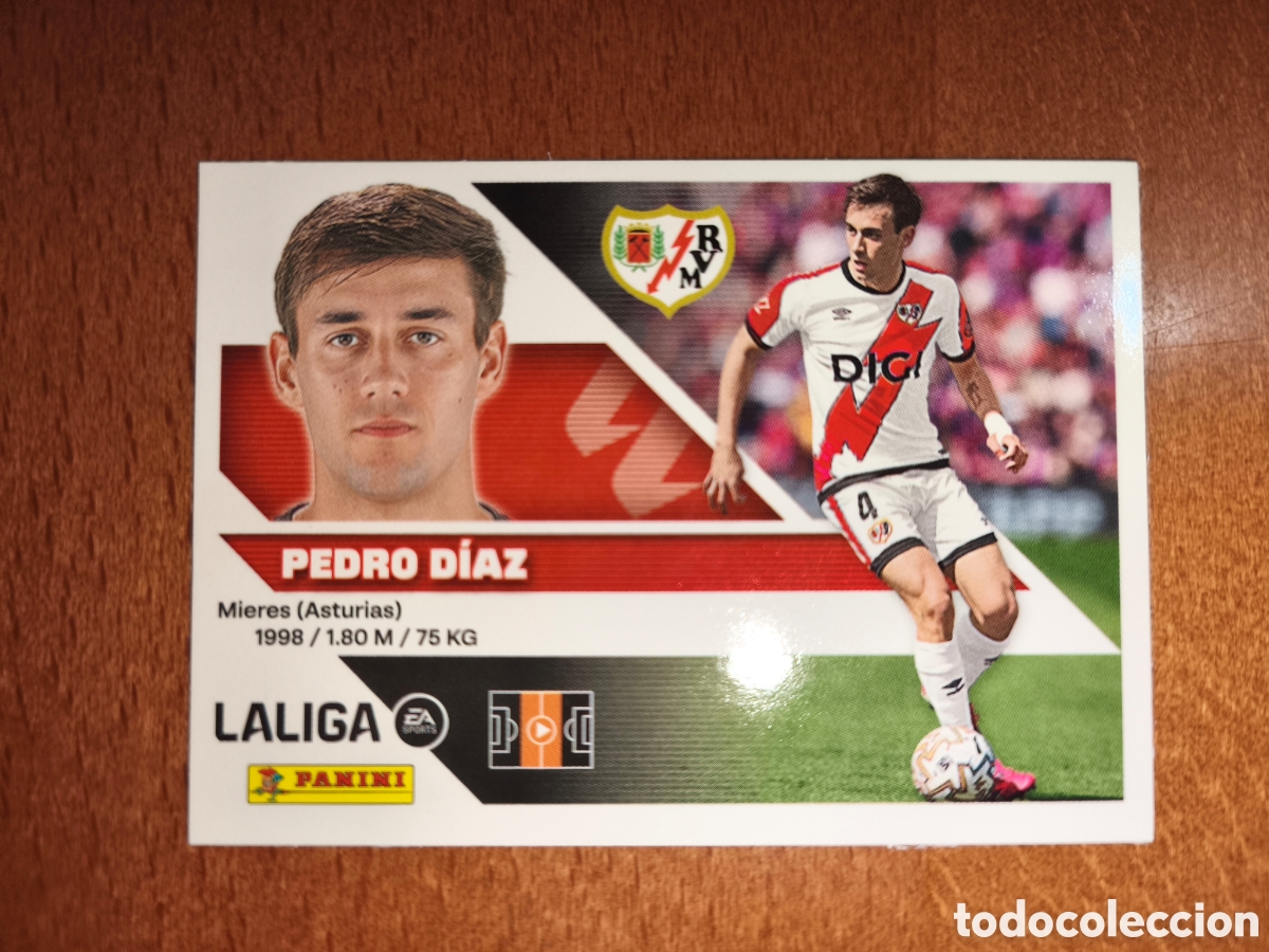 Cromos de f&uacute;tbol: Pedro D&iacute;az n&deg;11A liga este 26/27 Rayo Vallecano