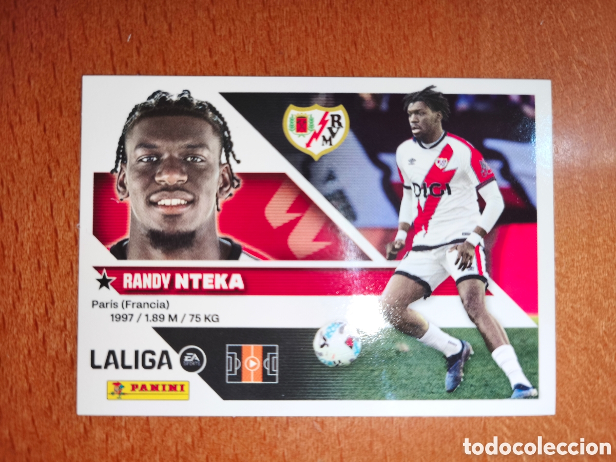 Cromos de f&uacute;tbol: Nteka n&deg;11B liga este 26/27 Rayo Vallecano