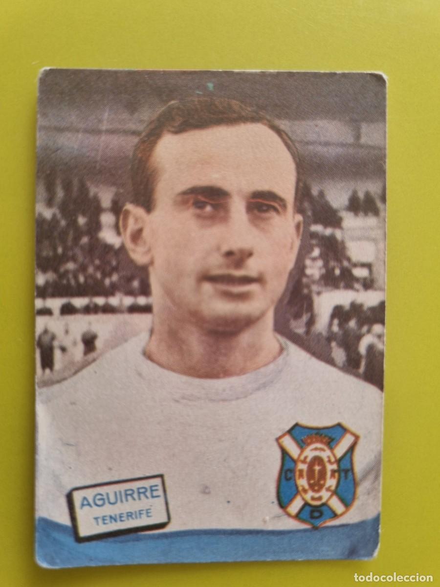 Cromos de f&uacute;tbol: CROMO FUTBOL FHER 61 62 1961 1962 AGUIRRE TENERIFE AR926