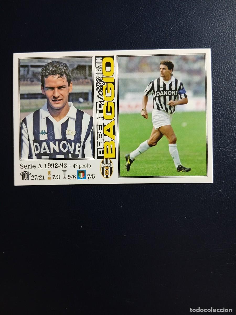 Cromos de f&uacute;tbol: Card Roberto Baggio - Juventus 1992 1993 - Baggio Story - Calcio 92 93 Calciatori