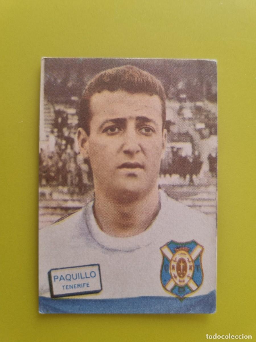 Cromos de f&uacute;tbol: CROMO FUTBOL FHER 61 62 1961 1962 PAQUILLO TENERIFE AR926