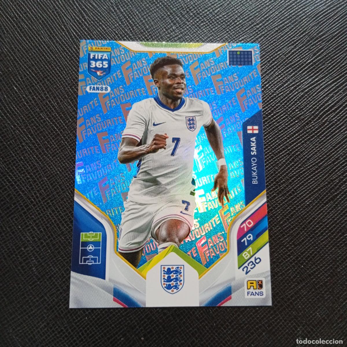 Figurine di Calcio: FAN88 SAKA LIVERPOOL ADRENALYN 2025 2026 FIFA 365 CROMO FUTBOL 25 26 - A215 PG42 AZUL