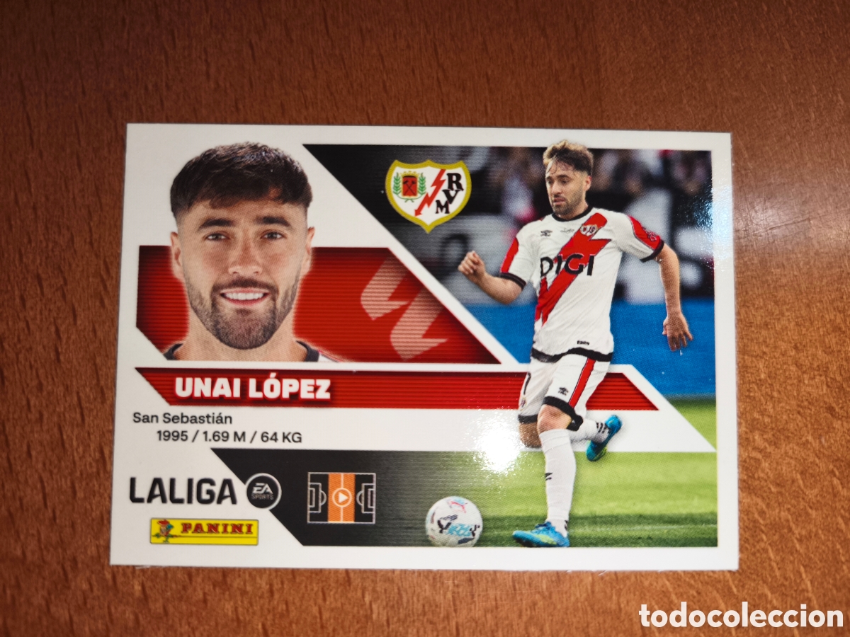 Figurine di Calcio: Unai L&oacute;pez n&deg;14 liga este 26/27 Rayo Vallecano