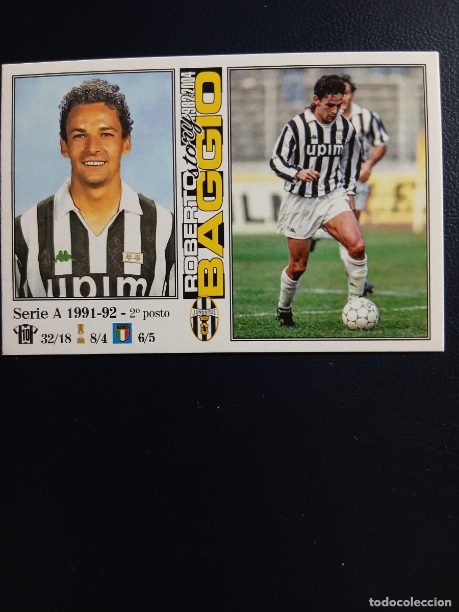 Cromos de f&uacute;tbol: Card Roberto Baggio - Juventus 1991 1992 - Baggio Story - Calcio 91 92 Calciatori