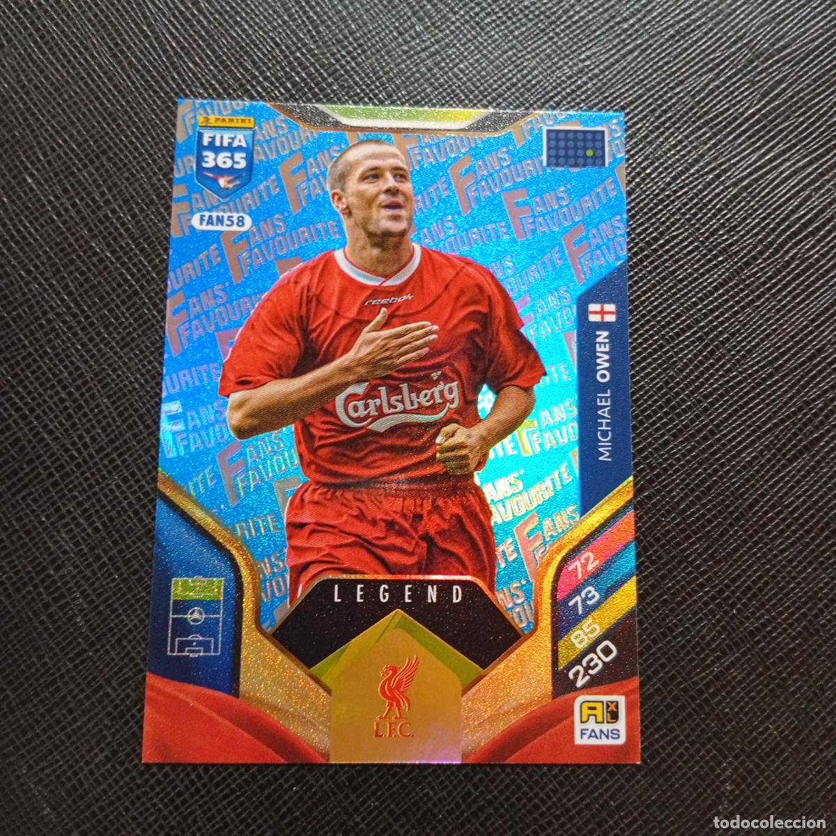Cromos de f&uacute;tbol: FAN58 OWEN LIVERPOOL ADRENALYN 2025 2026 FIFA 365 CROMO FUTBOL 25 26 - A215 PG42 AZUL