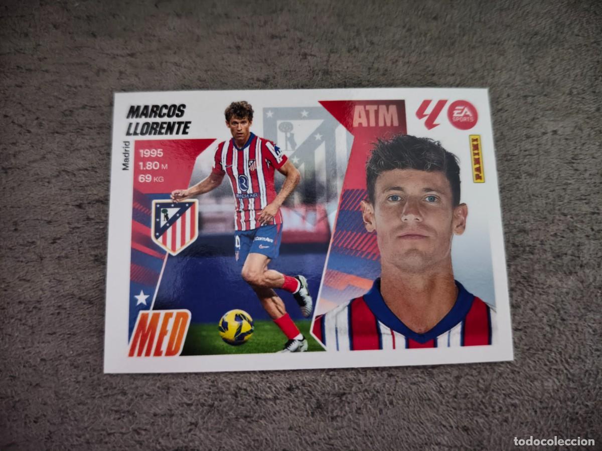 Cromos de f&uacute;tbol: Cromo 11 MARCOS LLORENTE ATL&Eacute;TICO DE MADRID. Colecci&oacute;n LALIGA F&uacute;tbol 2025-2026 PANINI Nuevo