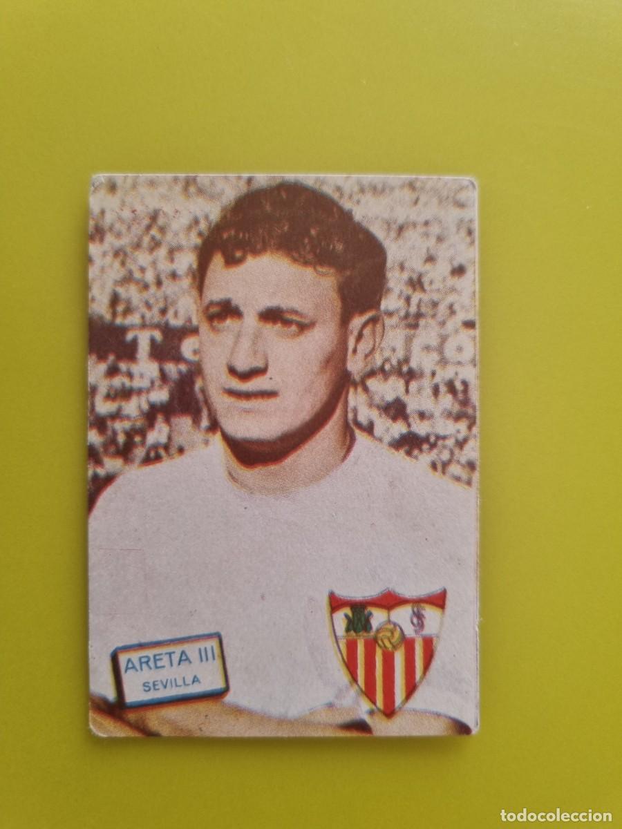 Cromos de f&uacute;tbol: CROMO FUTBOL FHER 61 62 1961 1962 ARETA III SEVILLA CF AR926
