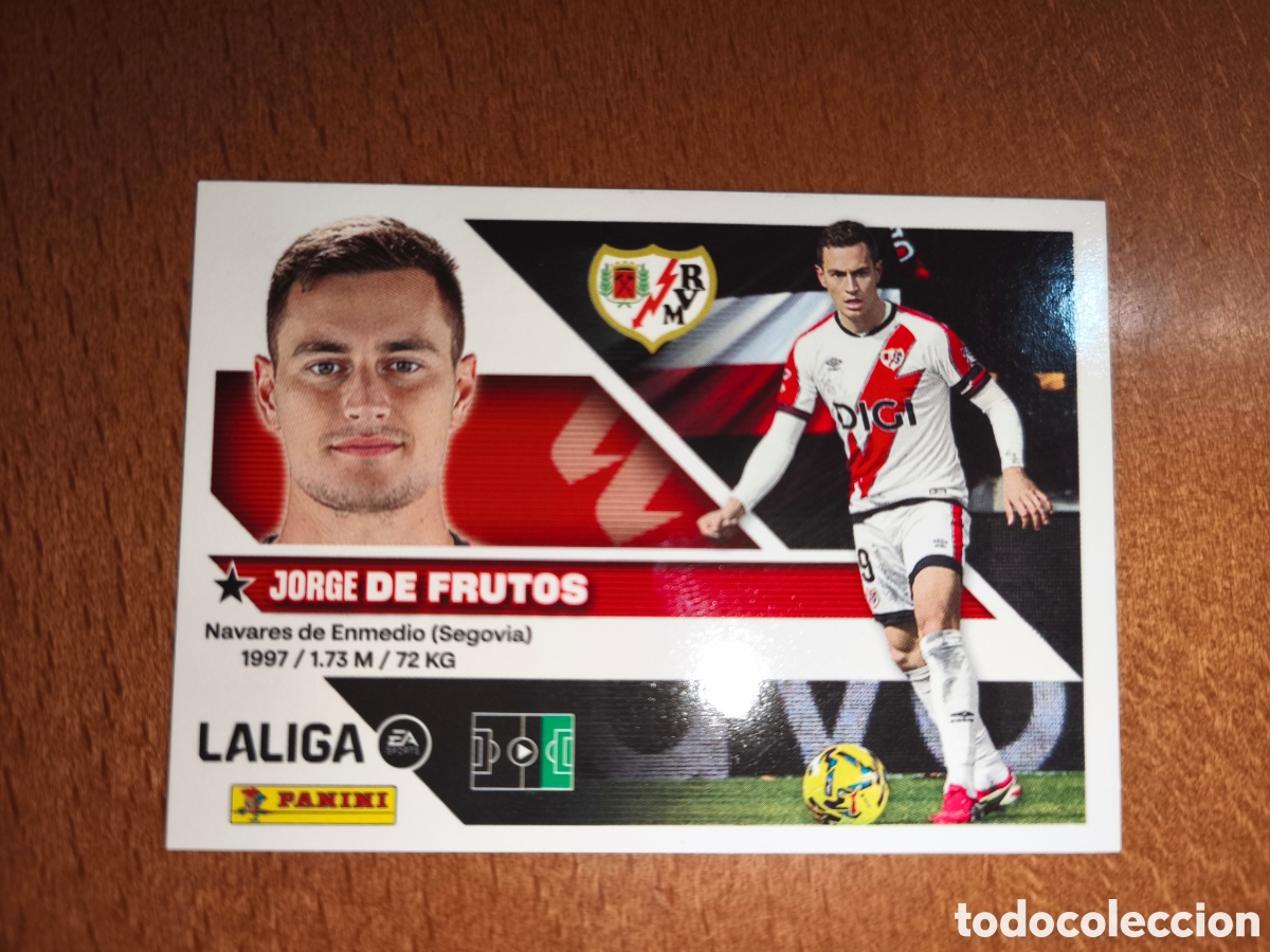 Cromos de f&uacute;tbol: De Frutos n&deg;16 liga este 26/27 Rayo Vallecano