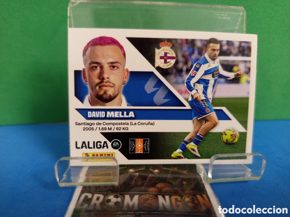 Cromos de f&uacute;tbol: ❇️ CROMO ⚽ 16.- MELLA (DEPORTIVO CORU&Ntilde;A) - COLECCIONES ESTE 2026/27 (PANINI) ❇️