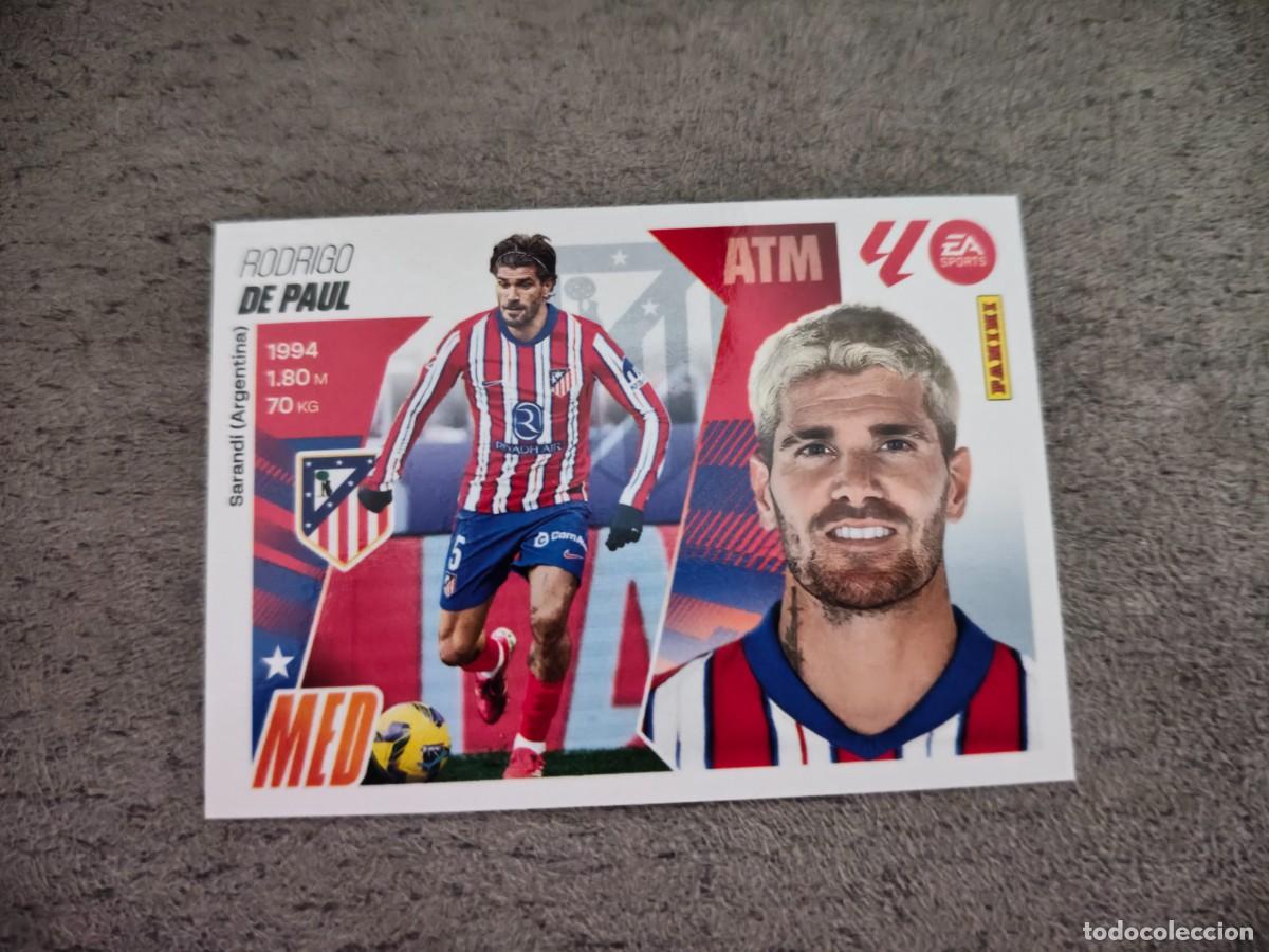 Cromos de f&uacute;tbol: Cromo 12 RODRIGO DE PAUL ATL&Eacute;TICO DE MADRID. Colecci&oacute;n LALIGA F&uacute;tbol 2025-2026 PANINI Nuevo
