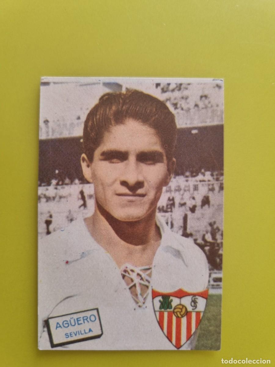 Cromos de f&uacute;tbol: CROMO FUTBOL FHER 61 62 1961 1962 AG&Uuml;ERO SEVILLA CF AR926