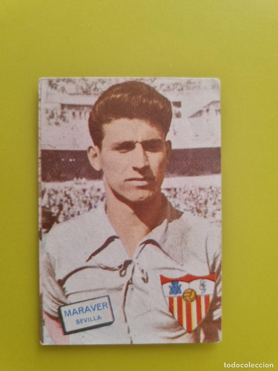 Cromos de f&uacute;tbol: CROMO FUTBOL FHER 61 62 1961 1962 MARAVER SEVILLA CF AR926