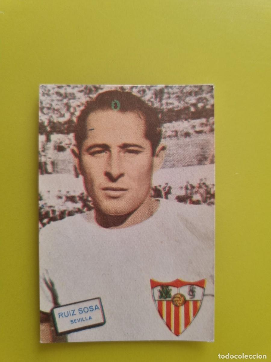 Cromos de f&uacute;tbol: CROMO FUTBOL FHER 61 62 1961 1962 RUIZ SOSA SEVILLA CF AR926