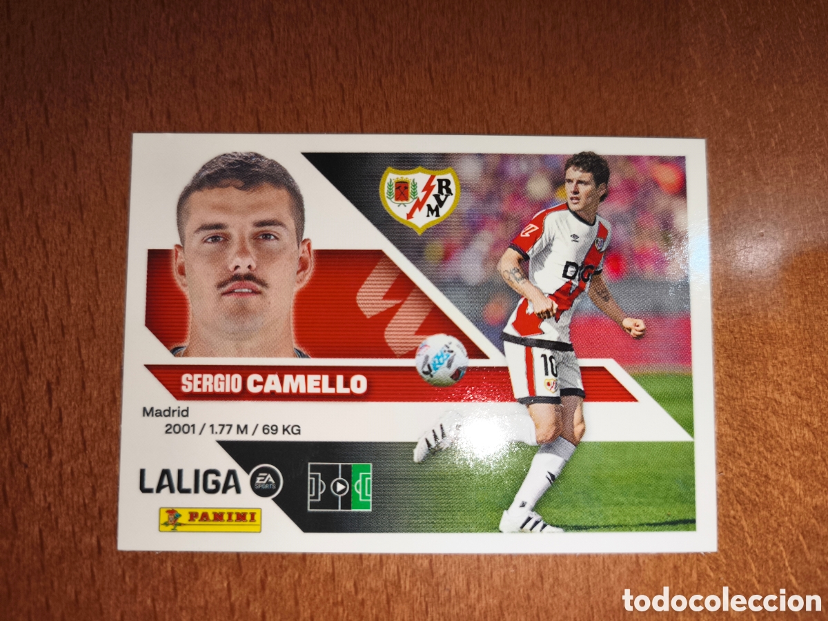 Cromos de f&uacute;tbol: Camello n&deg;19 liga este 26/27 Rayo Vallecano