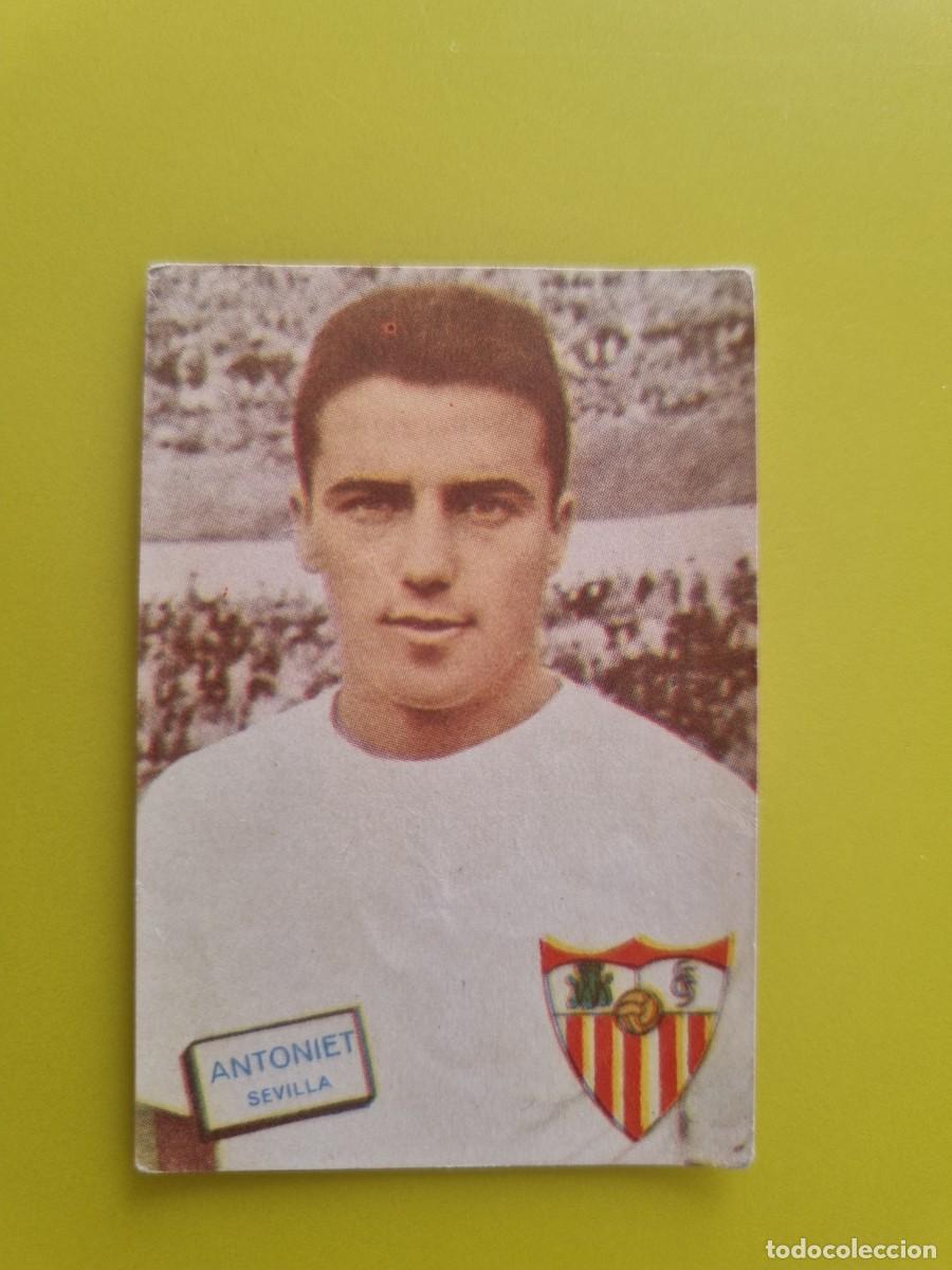 Cromos de f&uacute;tbol: CROMO FUTBOL FHER 61 62 1961 1962 ANTONIET SEVILLA CF AR926
