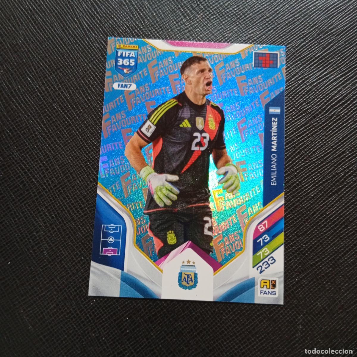 Cromos de f&uacute;tbol: FAN7 MARTINEZ ARGENTINA ADRENALYN 2025 2026 FIFA 365 CROMO FUTBOL 25 26 - A215 PG42 AZUL