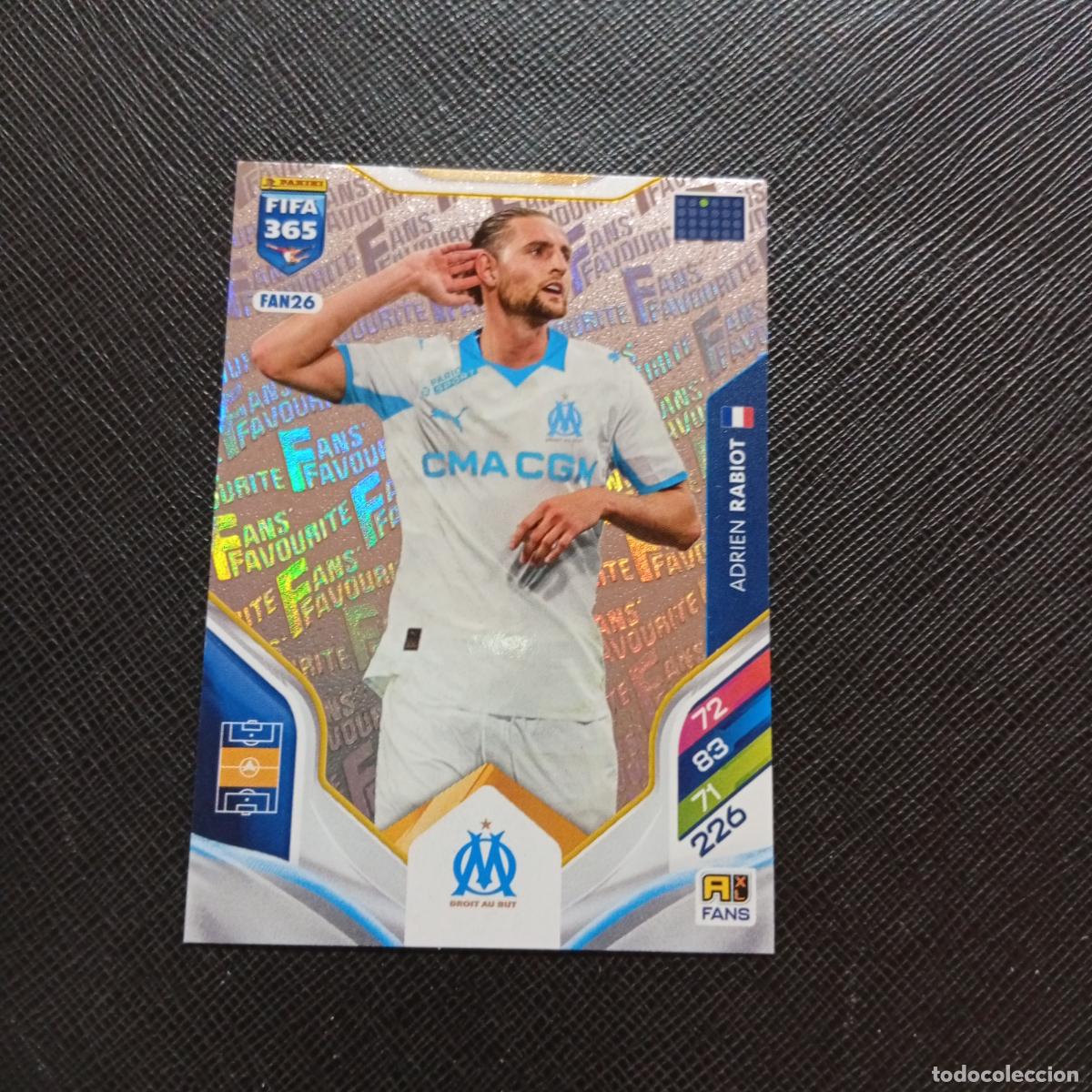 Football Stickers: FAN26 RABIOT MARSELLA ADRENALYN 2025 2026 FIFA 365 CROMO FUTBOL 25 26 - A215 PG43