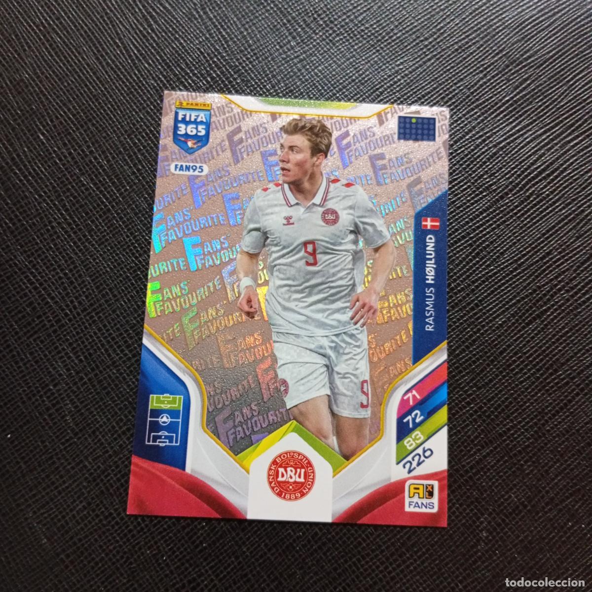 Football Stickers: FAN95 HOJLUND DINAMARCA ADRENALYN 2025 2026 FIFA 365 CROMO FUTBOL 25 26 - A215 PG43