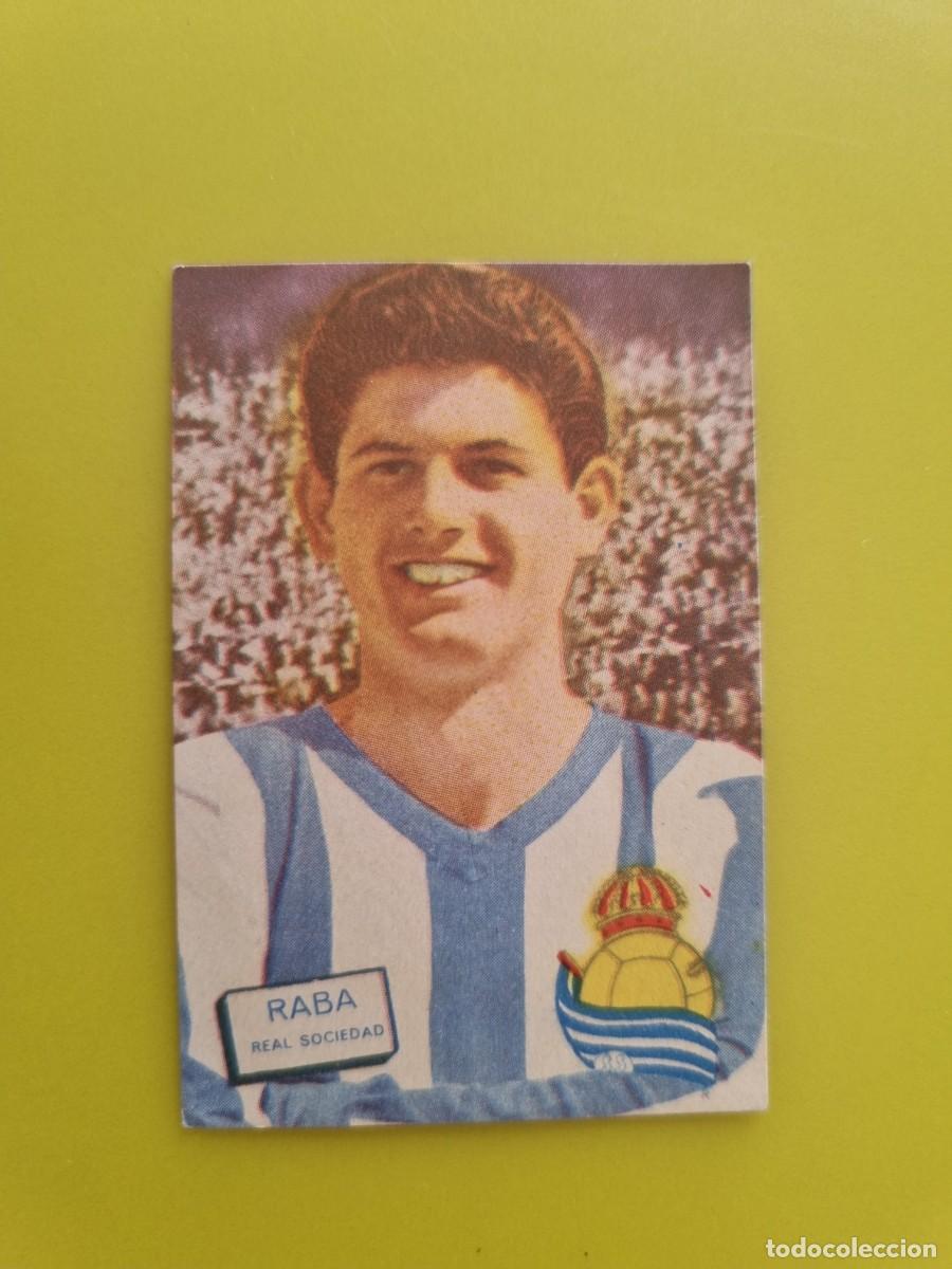 Fu&szlig;ball-Sticker: CROMO FUTBOL FHER 61 62 1961 1962 NUNCA PEGADO SIN PEGAR RABA REAL SOCIEDAD AR926