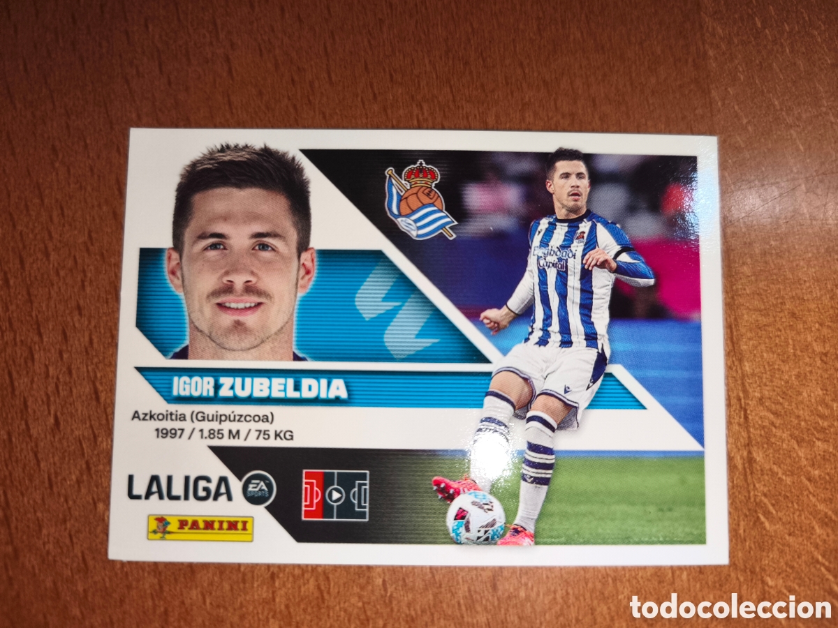 Cromos de f&uacute;tbol: Zubeldia n&deg;6 liga este 26/27 Real Sociedad