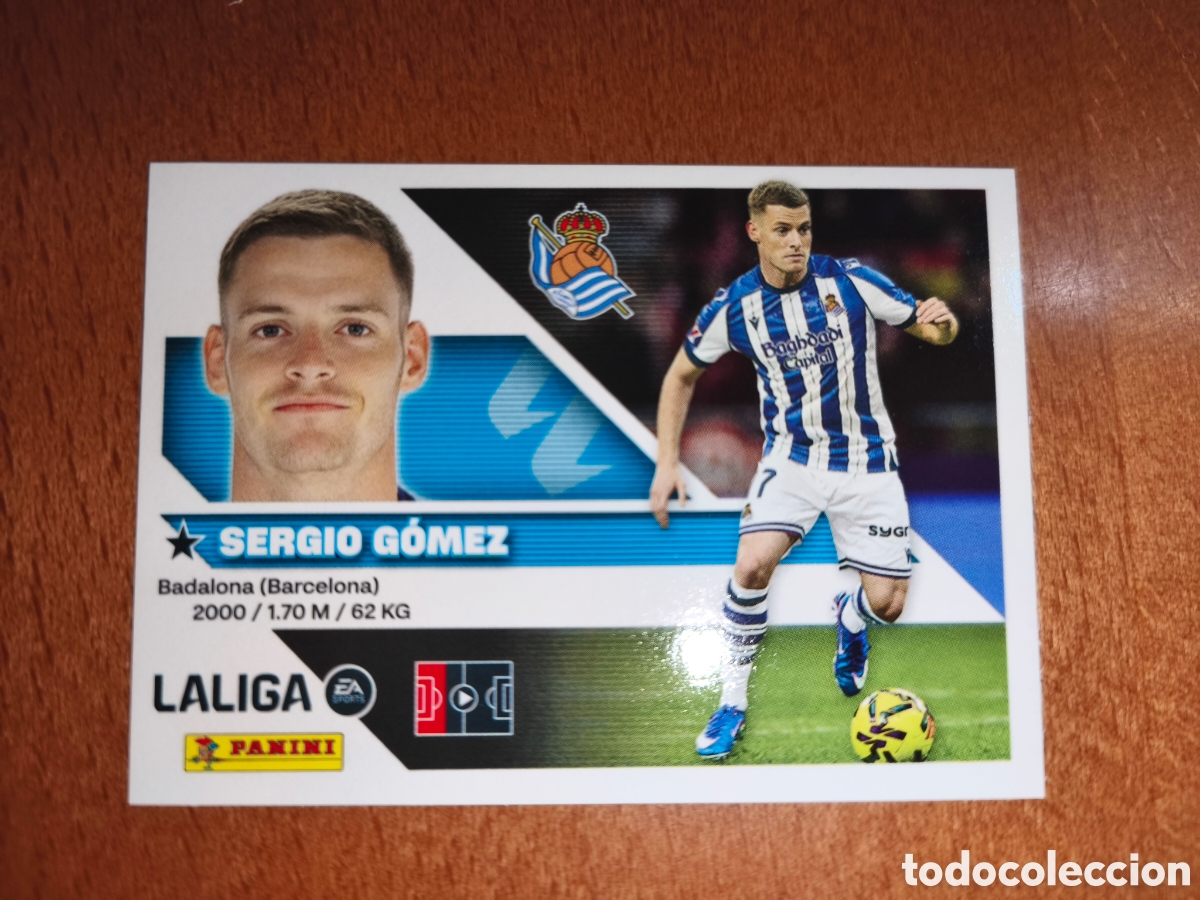 Cromos de f&uacute;tbol: Sergio G&oacute;mez n&deg;8 liga este 26/27 Real Sociedad