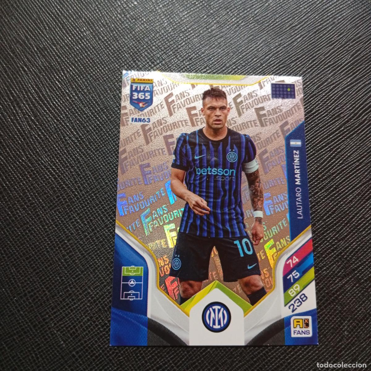 Cromos de f&uacute;tbol: FAN63 LAUTARO MARTINEZ INTER MILAN ADRENALYN 2025 2026 FIFA 365 CROMO FUTBOL 25 26 - A215 PG44