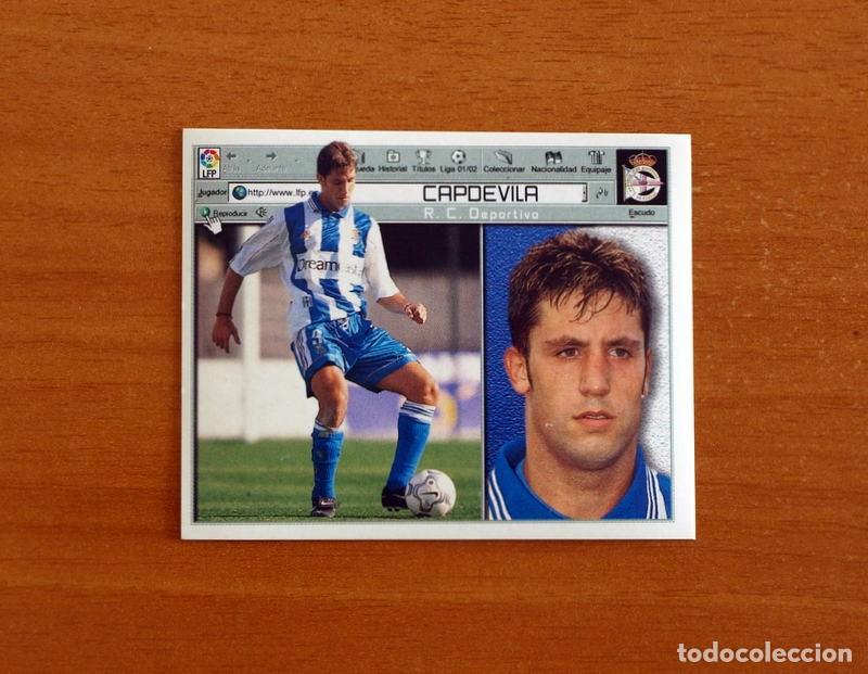 Cromos de f&uacute;tbol: Deportivo La Coru&ntilde;a - Capdevila - Ediciones Este Liga 2001-2002, 01-02 - Nunca pegado