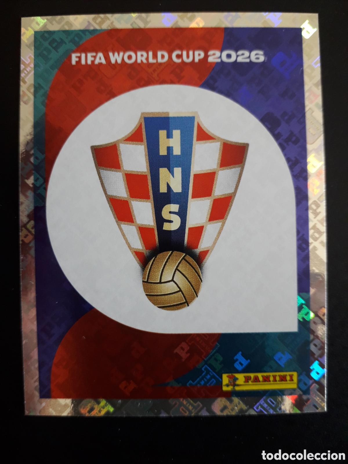 Cromos de f&uacute;tbol: ESCUDO CROACIA CRO 1 MUNDIAL F&Uacute;TBOL 2026 FIFA WORLD CUP PANINI SIN PEGAR PEDIDO M&Iacute;NIMO 3&euro;