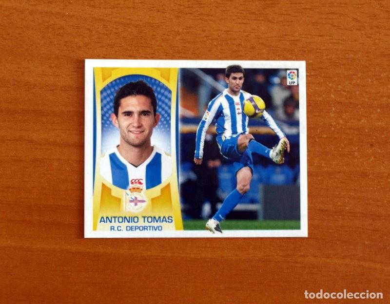 Cromos de f&uacute;tbol: Deportivo La Coru&ntilde;a - Antonio Tom&aacute;s - Liga 2009-2010, 09-10 - Ediciones Este - Nunca pegado