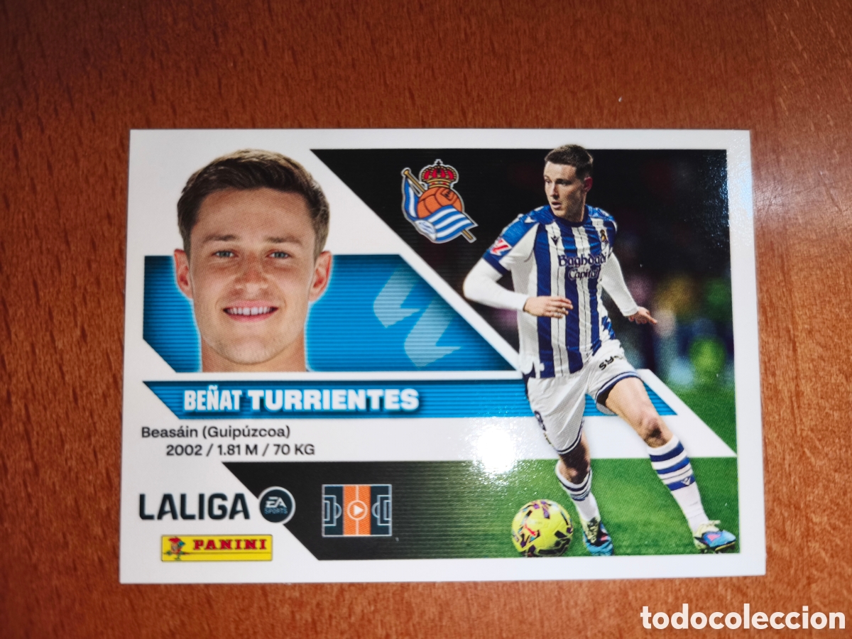 Cromos de f&uacute;tbol: Turrientes n&deg;12 liga este 26/27 Real Sociedad