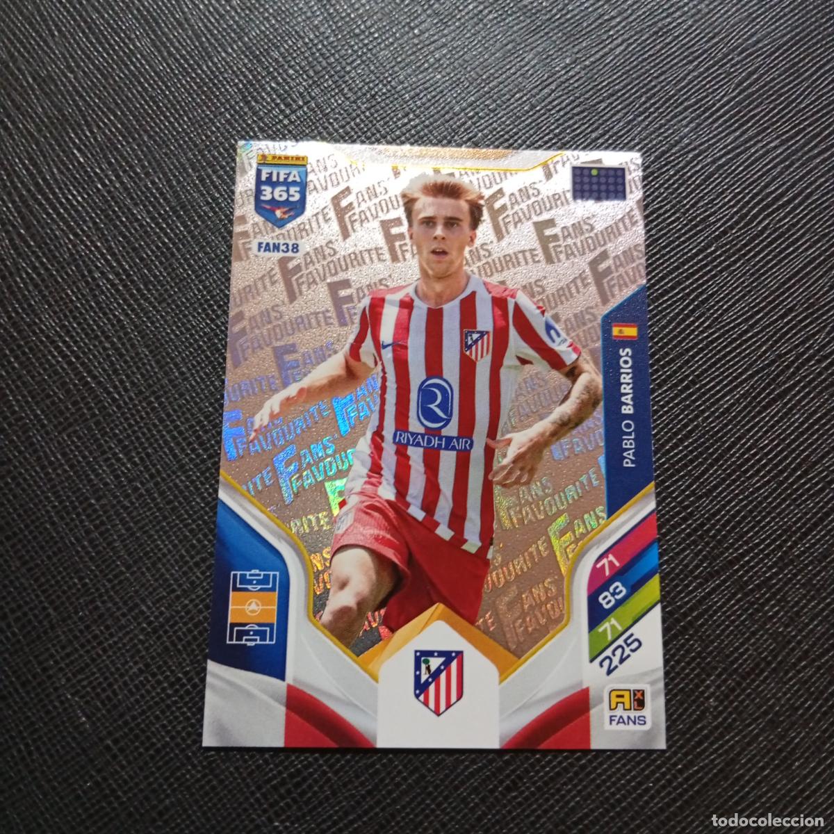 Cromos de f&uacute;tbol: FAN38 BARRIOS AT MADRID ADRENALYN 2025 2026 FIFA 365 CROMO FUTBOL 25 26 - A215 PG45