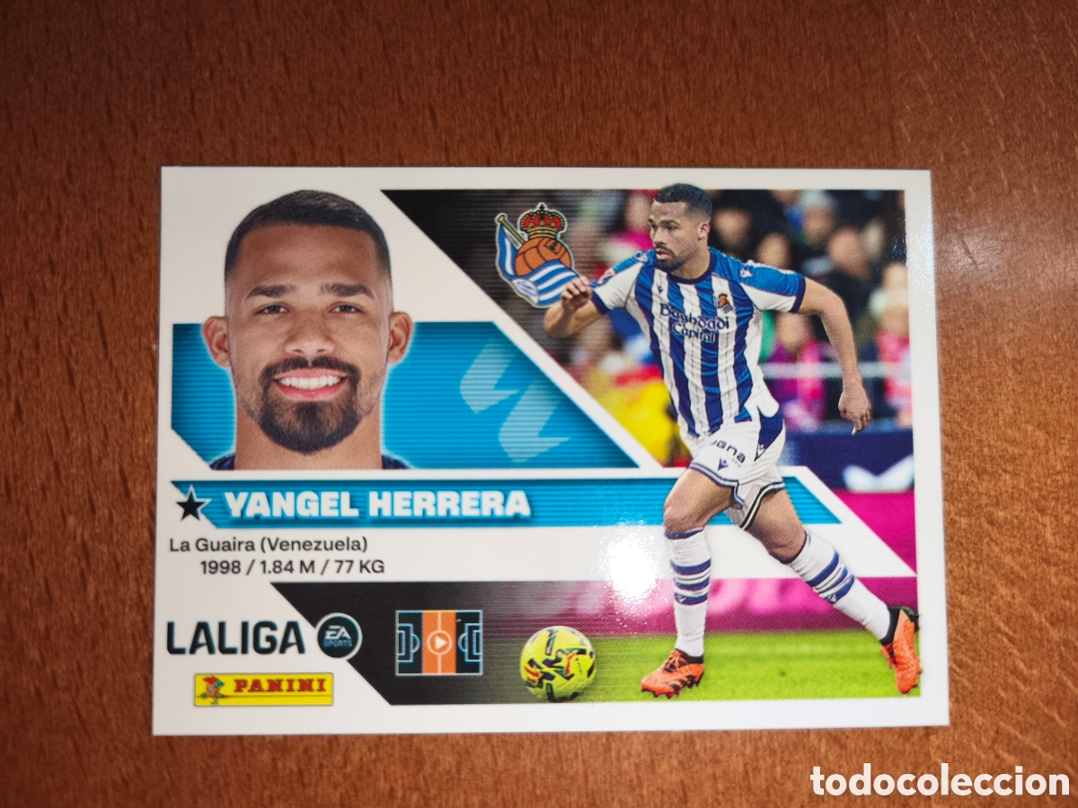 Cromos de f&uacute;tbol: Yangel Herrera n&deg;13A liga este 26/27 Real Sociedad