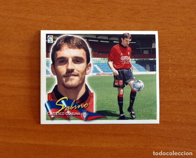 Cromos de f&uacute;tbol: Osasuna - Sabino - Fichaje n&ordm; 10 - Ediciones Este Liga 2000-2001, 00-01 - Nunca Pegado