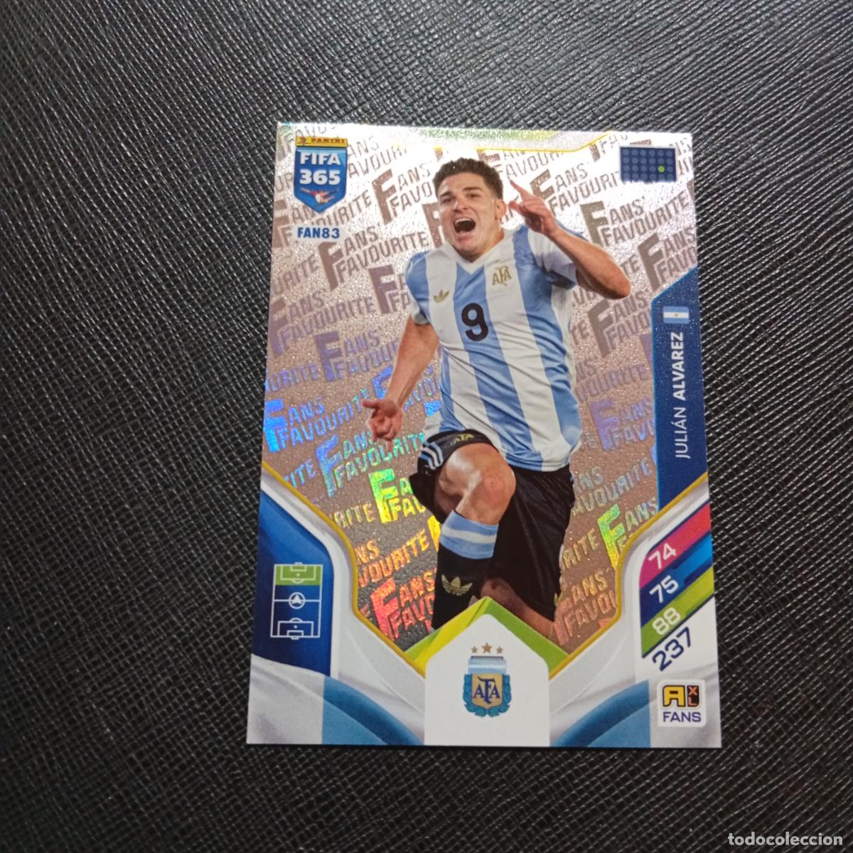 Cromos de f&uacute;tbol: FAN83 JULIAN ALVAREZ ARGENTINA ADRENALYN 2025 2026 FIFA 365 CROMO FUTBOL 25 26 - A215 PG45
