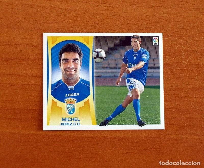 Cromos de f&uacute;tbol: Xerez, Jerez - Michel N&ordm; 14 - Liga 2009-2010, 09-10 - Ediciones Este - Nunca pegado