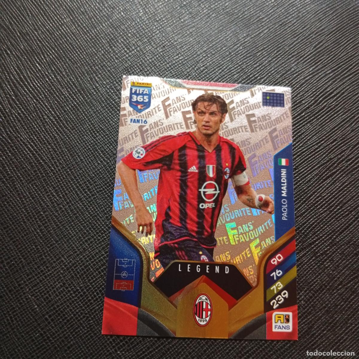 Cromos de f&uacute;tbol: FAN16 MALDINI MILAN ADRENALYN 2025 2026 FIFA 365 CROMO FUTBOL 25 26 - A215 PG45