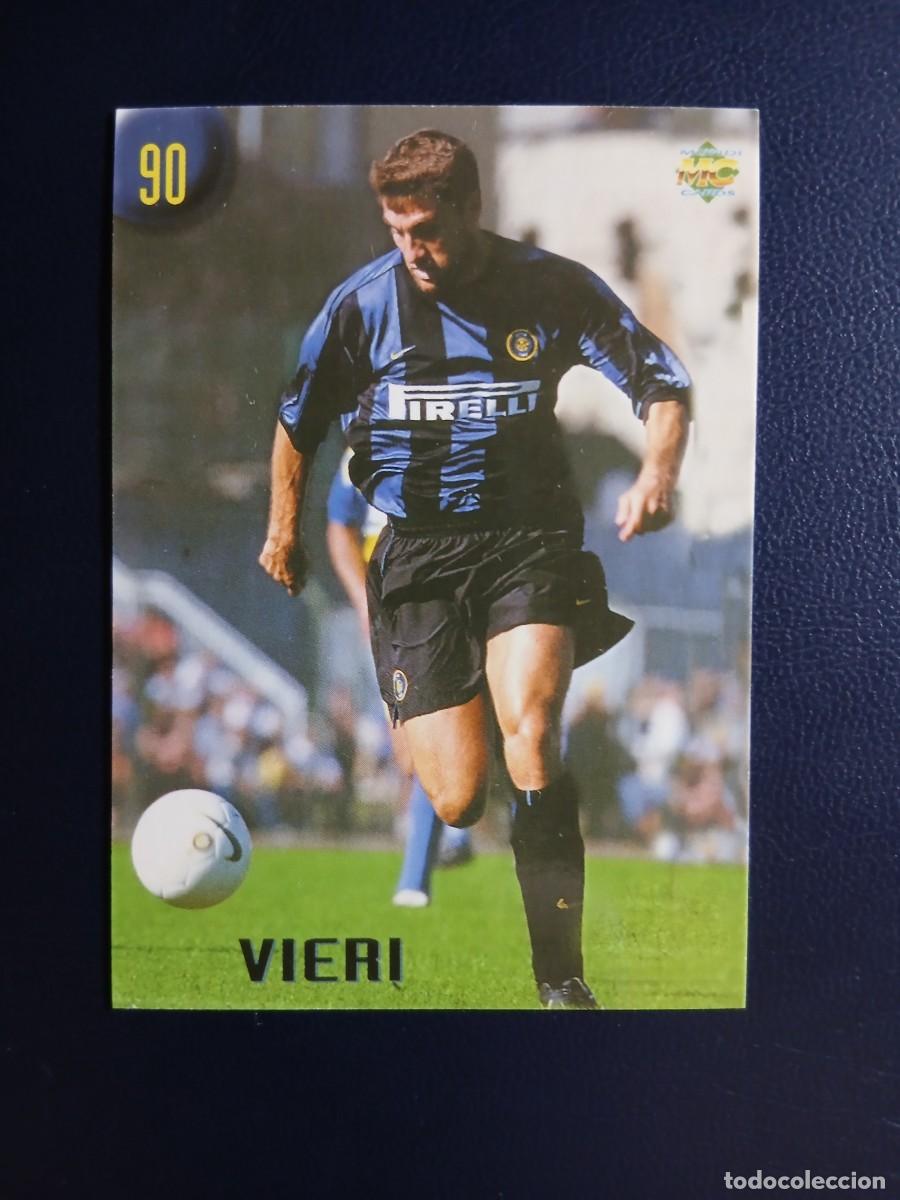 Cromos de Futebol: 90 CHRISTIAN VIERI - INTER DE MILAN Calciatori 2000 MUNDICROMO Etichetta Nera 99 00 CALCIO