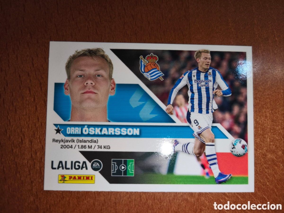 Cromos de Futebol: Oskarsson n&deg;19 liga este 26/27 Real Sociedad