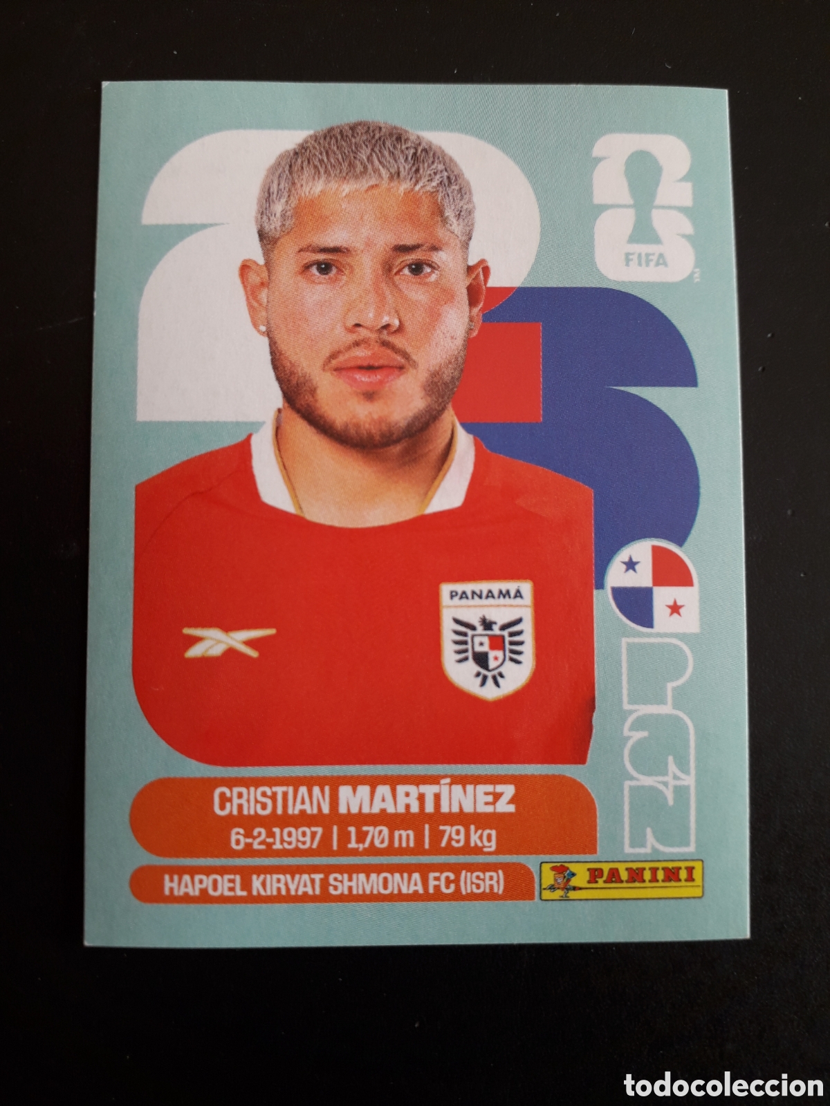 Cromos de Futebol: MART&Iacute;NEZ PANAM&Aacute; PAN 10 MUNDIAL F&Uacute;TBOL 2026 FIFA WORLD CUP PANINI SIN PEGAR PEDIDO M&Iacute;NIMO 3&euro;