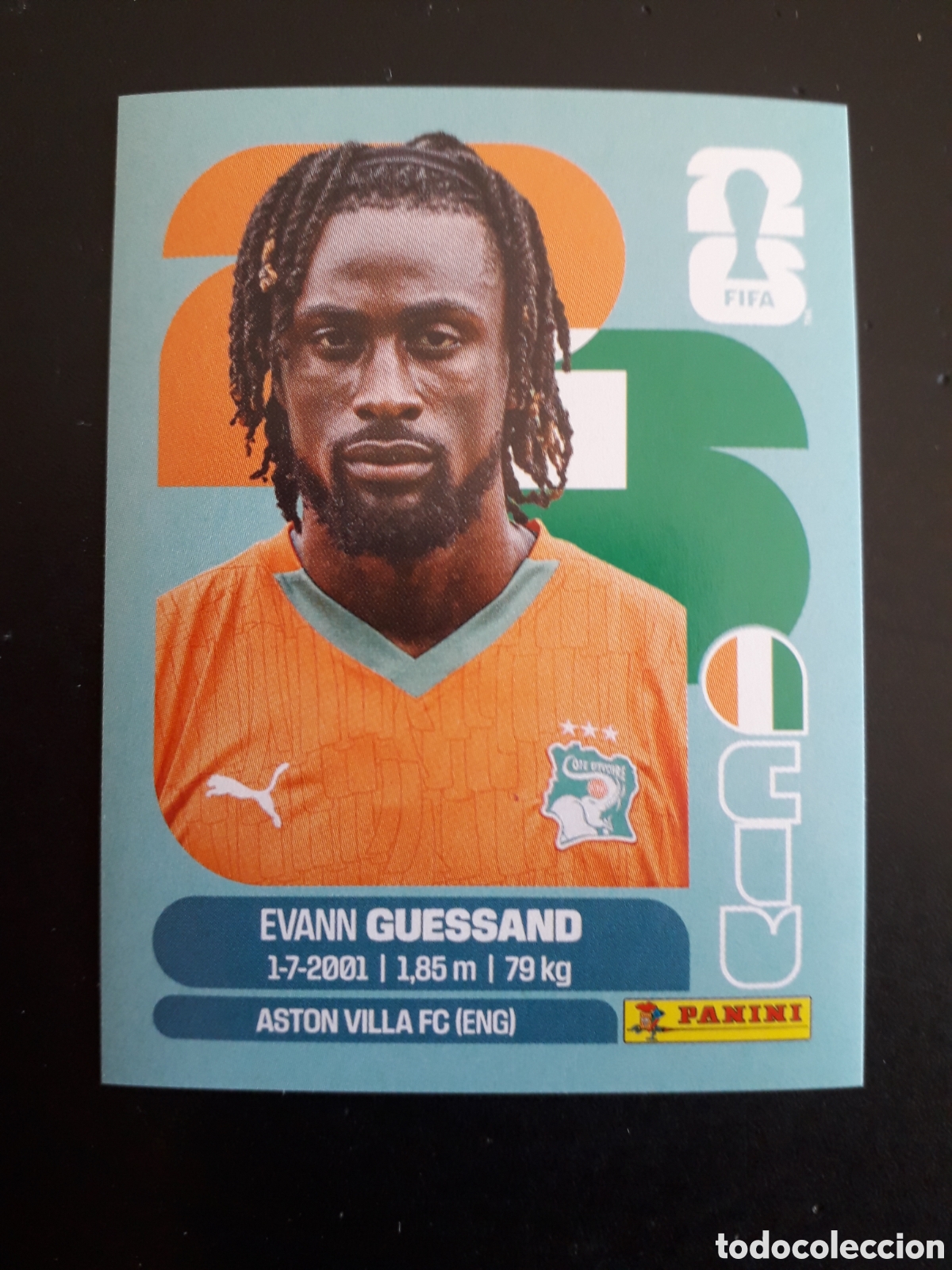 Cromos de f&uacute;tbol: GUESSAND COSTA DE MARFIL CIV 19 MUNDIAL F&Uacute;TBOL 2026 FIFA WORLD CUP PANINI SIN PEGAR PEDIDO M&Iacute;NIMO 3&euro;